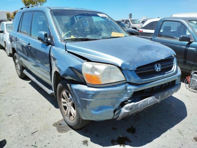 HONDA PILOT EXL 2005 with VIN 2HKYF187X5H533475 - Photo from auction