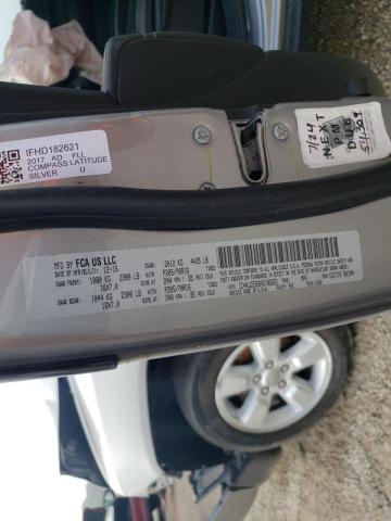 Фото 10 с аукциона – 2017 JEEP COMPASS LA с VIN 1C4NJCEB3HD182621