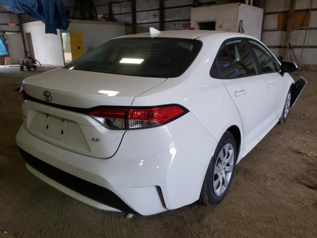 Photo 4 from auction – 2021 TOYOTA COROLLA LE with VIN 5YFEPMAEXMP256046