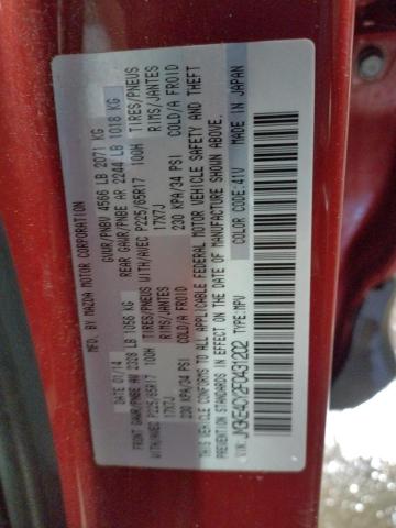 Photo 10 from auction – 2015 MAZDA CX-5 TOURI with VIN JM3KE4CY2F0431202