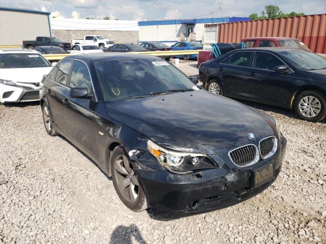 BMW 525 I 2007 with VIN WBANE53597CY05688 - Photo from auction