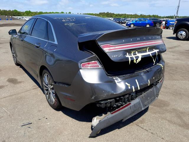 Photo 3 from auction – 2017 LINCOLN MKZ SELECT with VIN 3LN6L5D92HR605068