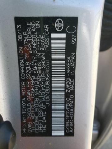 Photo 10 from auction – 2013 TOYOTA PRIUS with VIN JTDKN3DU8D5690761