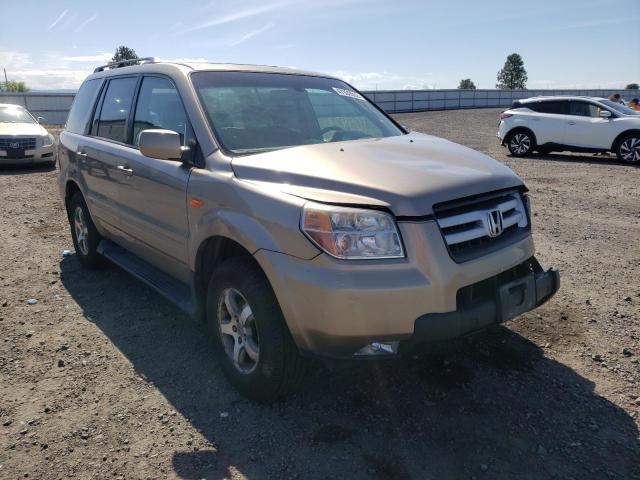 HONDA PILOT EXL 2008 with VIN 5FNYF18618B038835 - Photo from auction