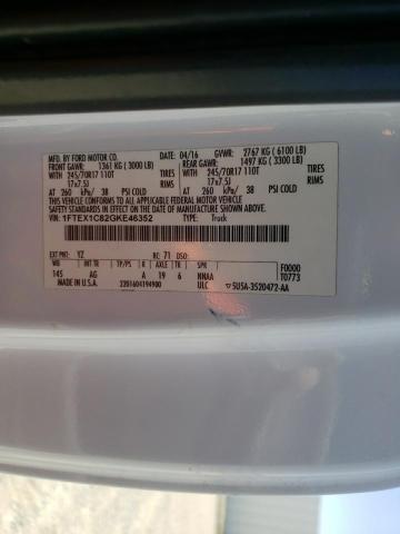 Photo 10 from auction – 2016 FORD F150 SUPER with VIN 1FTEX1C82GKE46352
