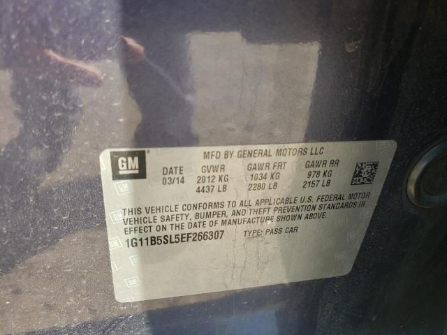 Photo 10 from auction – 2014 CHEVROLET MALIBU LS with VIN 1G11B5SL5EF266307