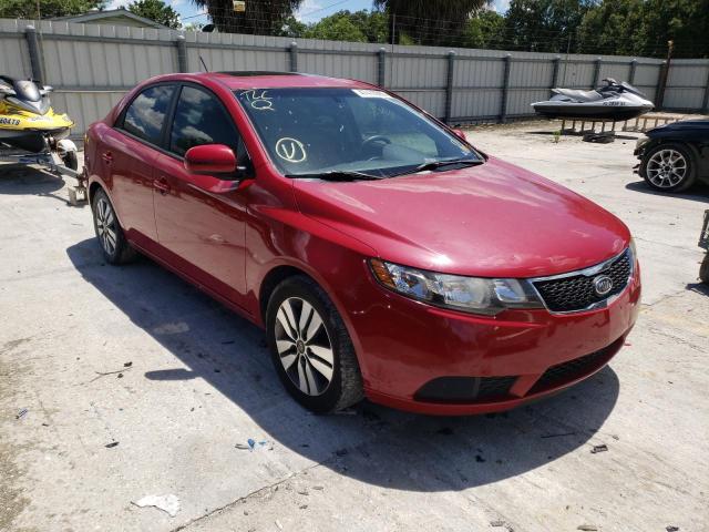 KIA FORTE EX 2013 with VIN KNAFU4A28D5728239 - Photo from auction