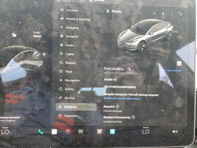 Photo 8 from auction – 2021 TESLA MODEL 3 with VIN 5YJ3E1EAXMF086351