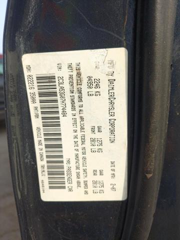 Photo 10 from auction – 2007 CHRYSLER 300 TOURIN with VIN 2C3LA53G07H774484