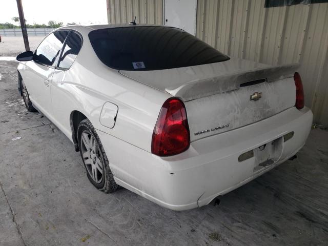 Photo 3 from auction – 2006 CHEVROLET MONTE CARL with VIN 2G1WK151X69331655