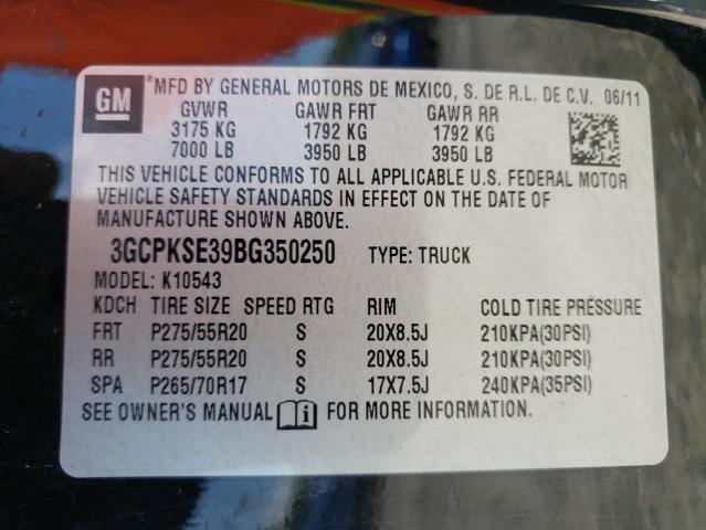 Photo 10 from auction – 2011 CHEVROLET SILVERADO with VIN 3GCPKSE39BG350250