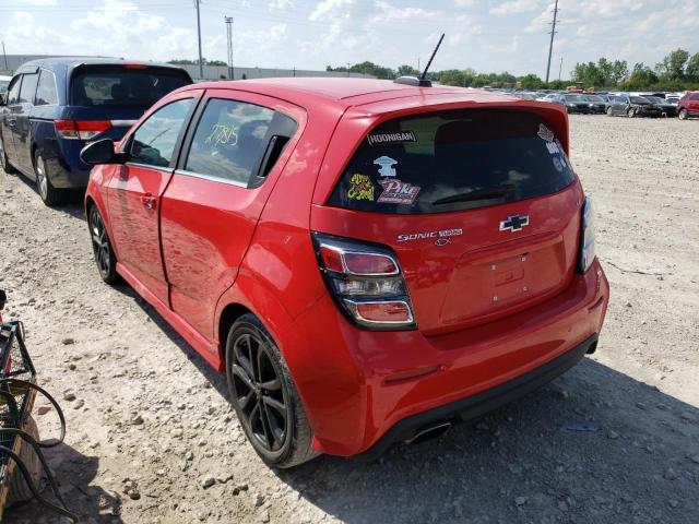 Photo 3 from auction – 2018 CHEVROLET SONIC LT with VIN 1G1JD6SB3J4106438
