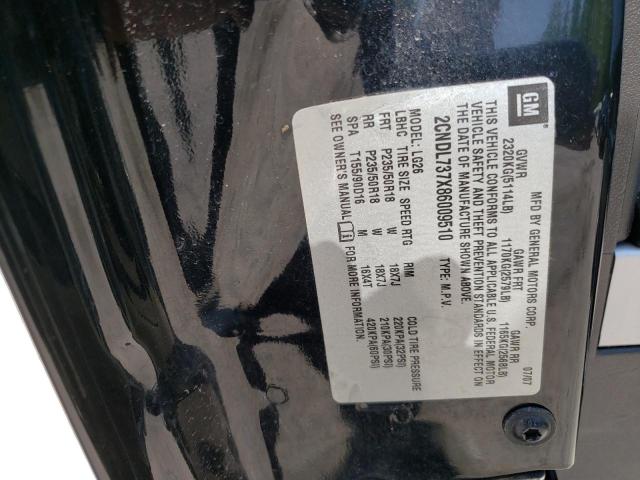 Photo 10 from auction – 2008 CHEVROLET EQUINOX SP with VIN 2CNDL737X86009510