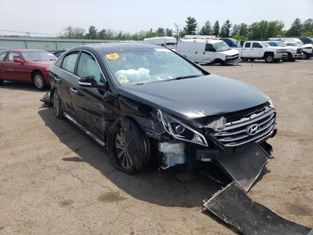 HYUNDAI SONATA SPO 2017 with VIN 5NPE34AF2HH525843 - Photo from auction