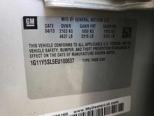 Photo 10 from auction – 2014 CHEVROLET IMPALA LS with VIN 1G11Y5SL5EU100637
