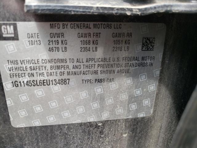 Photo 10 from auction – 2014 CHEVROLET IMPALA LTZ with VIN 1G1145SL6EU134887