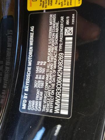 Photo 10 from auction – 2021 MINI COOPER with VIN WMWXR3C06M2N08269