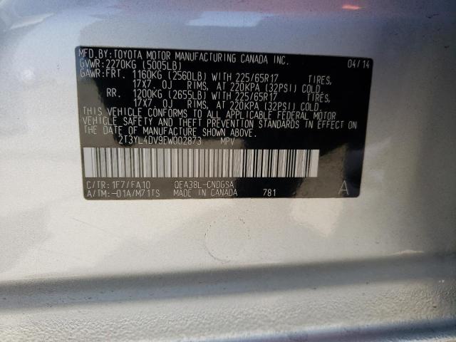 Photo 10 from auction – 2014 TOYOTA RAV4 EV with VIN 2T3YL4DV9EW002873