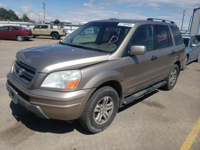 Photo 2 from auction – 2005 HONDA PILOT EXL with VIN 2HKYF18705H516829