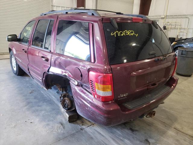 Photo 3 from auction – 2000 JEEP GRAND CHER with VIN 1J4GW58N2YC262939