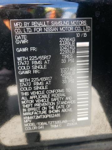 Photo 10 from auction – 2016 NISSAN ROGUE S with VIN KNMAT2MT3GP612481