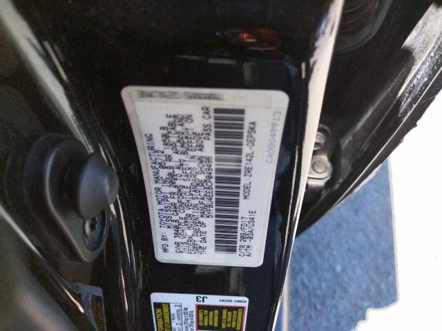 Photo 10 from auction – 2012 TOYOTA COROLLA BA with VIN 5YFBU4EE8CP049496