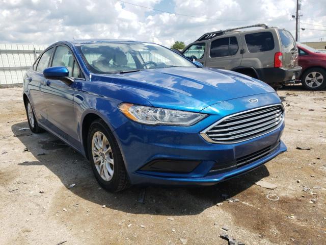 FORD FUSION S 2017 with VIN 3FA6P0G77HR102924 - Photo from auction