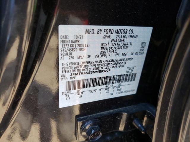 Photo 10 from auction – 2021 FORD MUSTANG MA with VIN 3FMTK4SE6MME03227