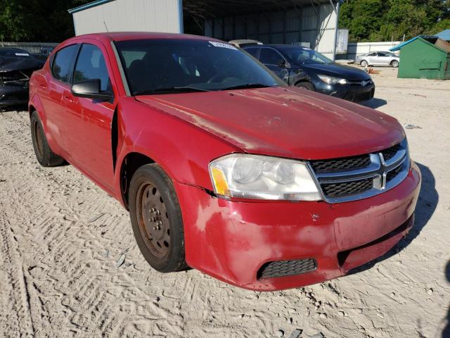 DODGE AVENGER SE 2014 with VIN 1C3CDZAB8EN138664 - Photo from auction
