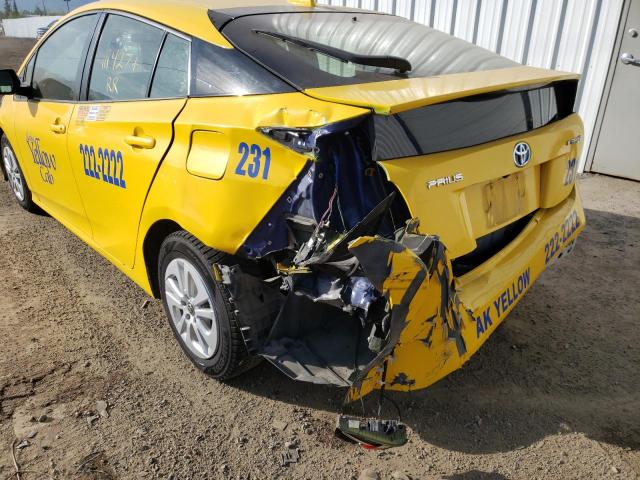 Photo 9 from auction – 2016 TOYOTA PRIUS with VIN JTDKBRFU8G3529898