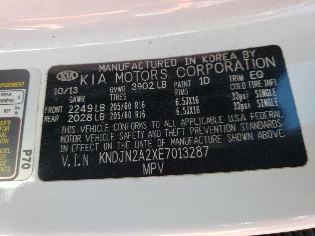 Photo 10 from auction – 2014 KIA SOUL with VIN KNDJN2A2XE7013287