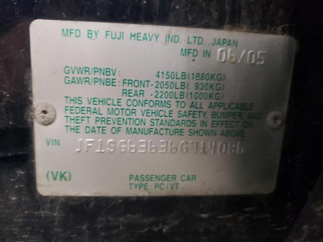Photo 10 from auction – 2006 SUBARU FORESTER 2 with VIN JF1SG63636G714086