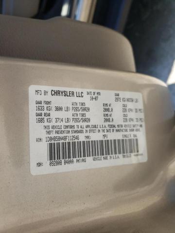 Photo 10 from auction – 2008 DODGE DURANGO LI with VIN 1D8HB58N48F112546