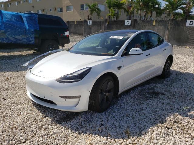 Photo 2 from auction – 2021 TESLA MODEL 3 with VIN 5YJ3E1EA4MF914815