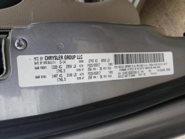 Photo 10 from auction – 2014 CHRYSLER TOWN & COU with VIN 2C4RC1BG6ER394115