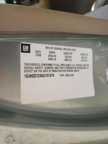 Photo 10 from auction – 2006 BUICK LUCERNE CX with VIN 1G4HD57246U157474