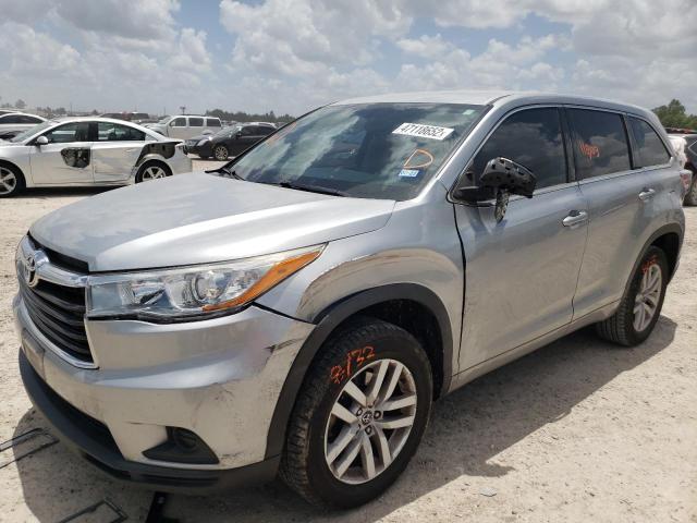 Photo 2 from auction – 2016 TOYOTA HIGHLANDER with VIN 5TDZKRFH3GS165941