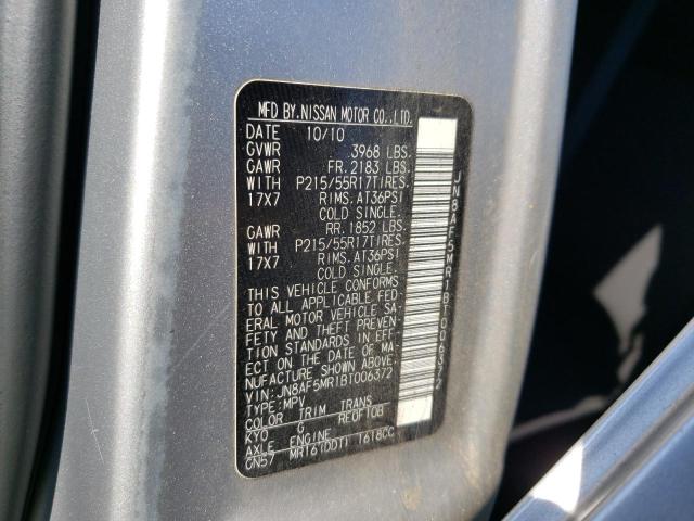 Photo 10 from auction – 2011 NISSAN JUKE S with VIN JN8AF5MR1BT006372