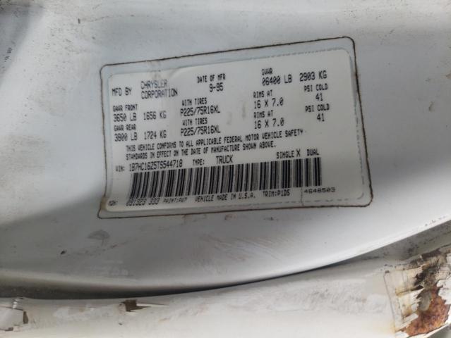 Photo 10 from auction – 1996 DODGE RAM 1500 with VIN 1B7HC16Z5TS544718