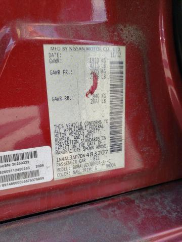 Photo 10 from auction – 2013 NISSAN ALTIMA with VIN 1N4AL3AP2DN483207