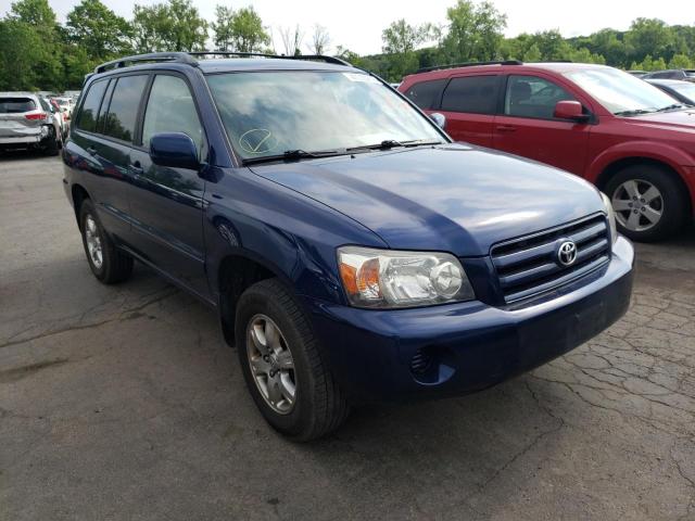 TOYOTA HIGHLANDER 2007 with VIN JTEEP21AX70192800 - Photo from auction