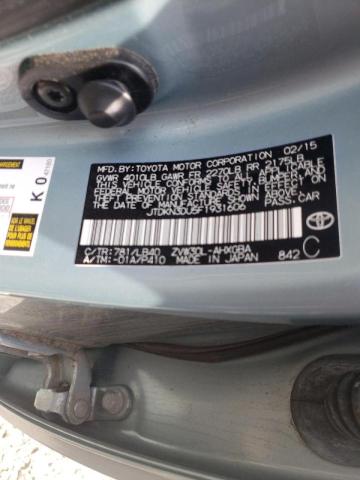 Photo 10 from auction – 2015 TOYOTA PRIUS with VIN JTDKN3DU5F1931606