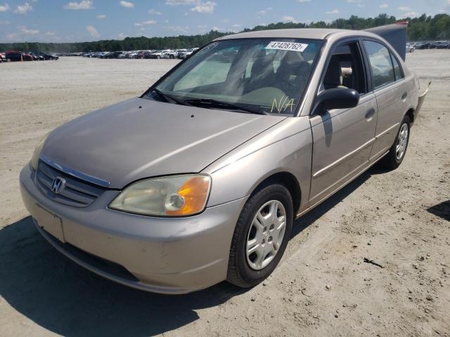 Photo 2 from auction – 2001 HONDA CIVIC with VIN 2HGES16551H546039