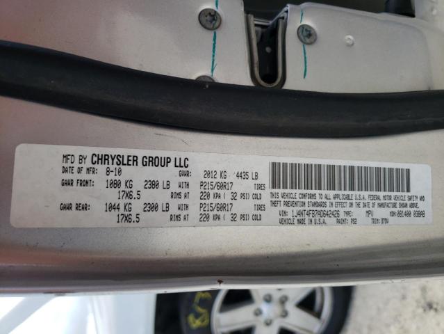 Photo 10 from auction – 2010 JEEP COMPASS SP with VIN 1J4NT4FB7AD642426