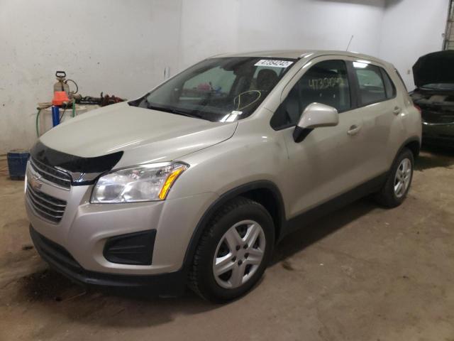 Photo 2 from auction – 2016 CHEVROLET TRAX LS with VIN 3GNCJKSB9GL135907