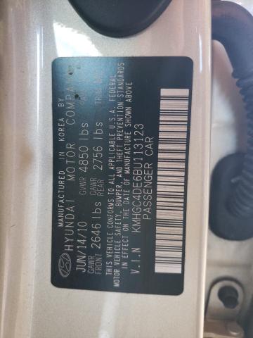Photo 10 from auction – 2011 HYUNDAI GENESIS 3. with VIN KMHGC4DE6BU113123