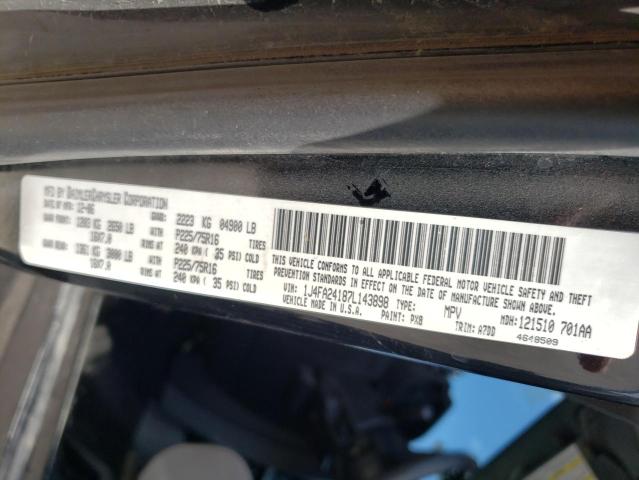 Photo 10 from auction – 2007 JEEP WRANGLER X with VIN 1J4FA24187L143898