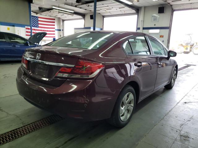 Photo 4 from auction – 2014 HONDA CIVIC LX with VIN 19XFB2F50EE235208