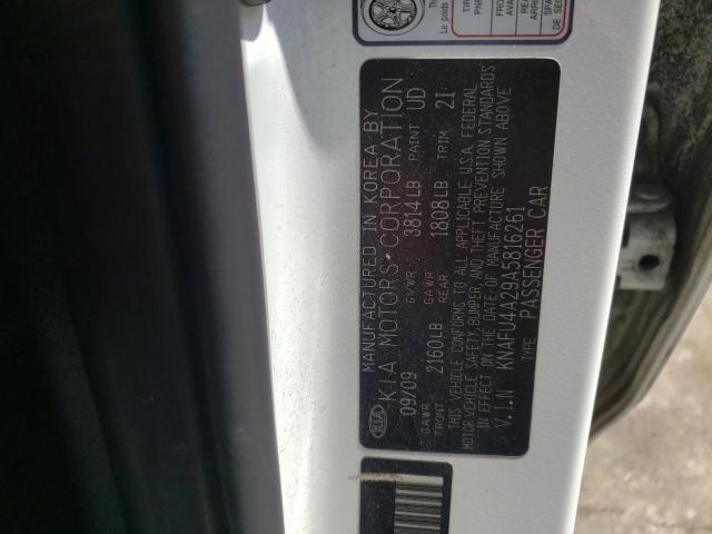 Photo 10 from auction – 2010 KIA FORTE EX with VIN KNAFU4A29A5816261