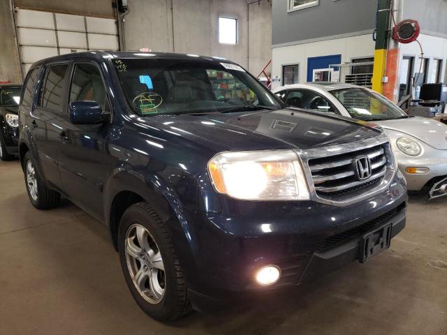HONDA PILOT EXLN 2012 with VIN 5FNYF4H76CB005705 - Photo from auction